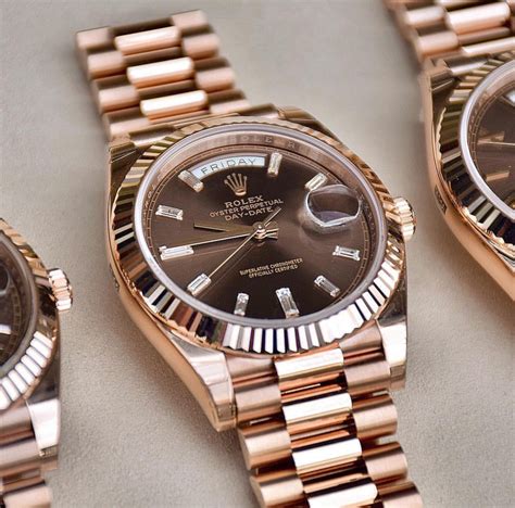 rolex chocolate day date price|40mm day date Rolex.